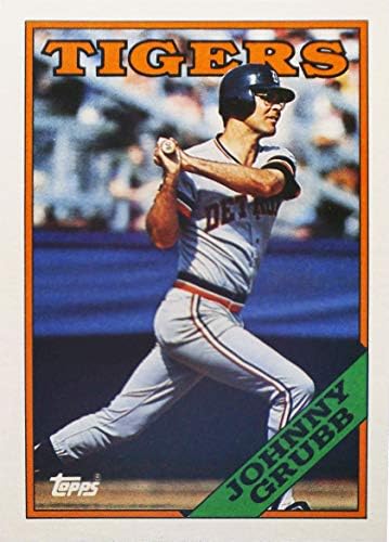 1988 Topps Baseball Kártya 128 Johnny Grubb