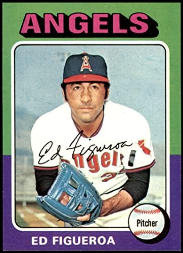 1975 Topps 476 Ed Figueroa Los Angeles Angels (Baseball Kártya) NM/MT+ Angyalok