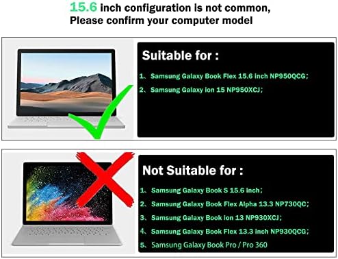 Samsung Galaxy Hüvely Esetében 15.6 hüvelykes Samsung Galaxy Könyv Flex 15.6 NP950QCG / Samsung Galaxy