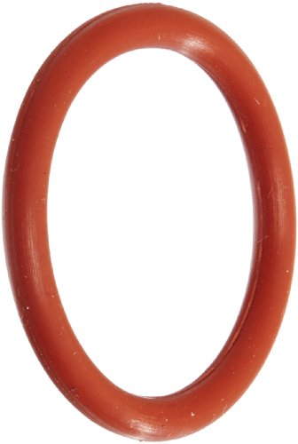 114 Szilikon O-Gyűrű, 70A Durometer, Piros, 5/8 ID 13/16 OD, 3/32 Szélesség (Csomag 100)
