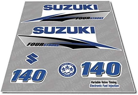 Suzuki 140 Négyütemű 2010 Kék Utángyártott Csere Matrica (Matrica) Beállítása