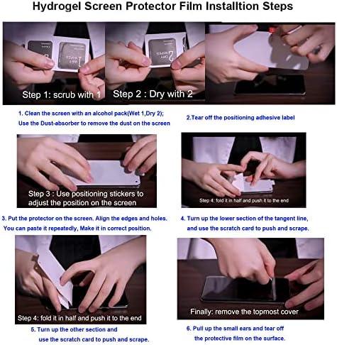 YiiLoxo Hidrogél Film Privacy Screen Protector Kompatibilis a Szuper 10 Pro 5G [Anti-Spy] Nagy érzékenységű