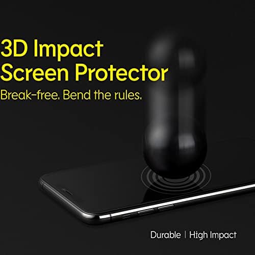 RhinoShield 3D-s Hatás, Átlátható Képernyő Védő Kompatibilis [iPhone 14/13 / 13 Pro] | Ultra Hatása Védelem