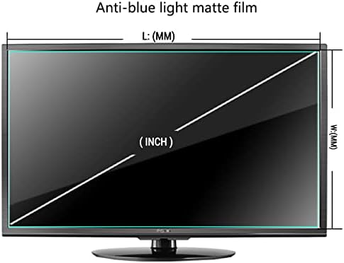 AIZYR Tükröződésmentes/Anti Karcolás TV Képernyő Védő, a Szem Védelme Kék Fény Szűrő Film Újrafelhasználható