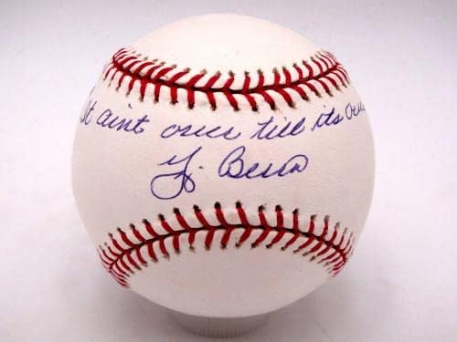 Yogi Berra ez Nem a Vége, Annak Vége a Psa/dns Aláírt Mlb Baseball Dedikált. - Dedikált Baseball