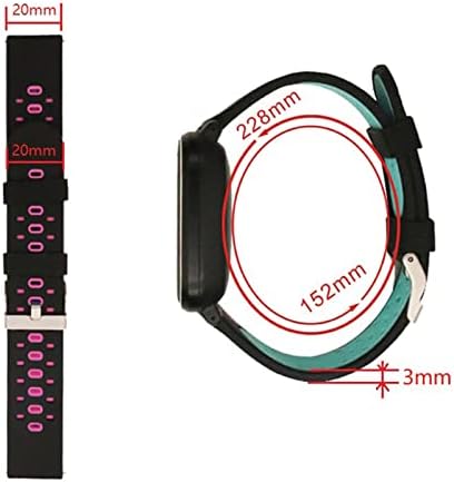 INFRI 20mm Színes Watchband szíj, a Garmin Forerunner 245 245M 645 Zene vivoactive 3 Sport szilikon Okos